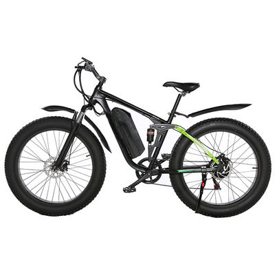 Dual motor Fat Tire Electric Mountain Bike 30KMH Multimodes for adults