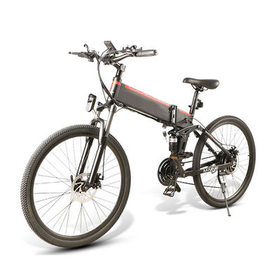 350w Electric Folding Mountain Bike PAS With 48V10Ah Battery