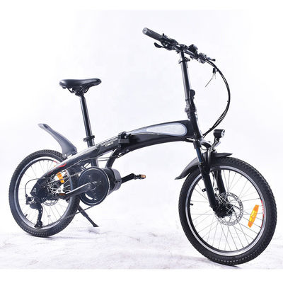 350 Mid Driver Motor 36v10ah Good Capacity Li-Ion Battery Electric Folding Bike