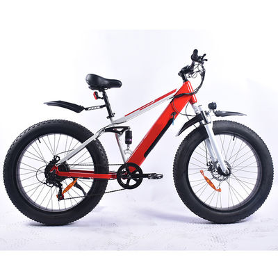 Multiapplication Fat Tire Electric Mountain Bike With 13AH Lithium Battery