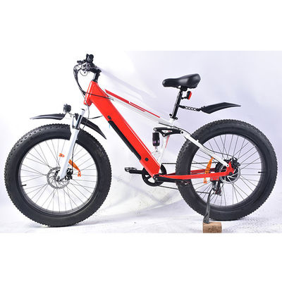 Multiapplication Fat Tire Electric Mountain Bike With 13AH Lithium Battery