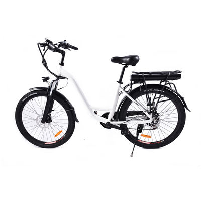 7Speed Lightweight Ladies Electric Bike 30KG Net Weight With KMC Chain