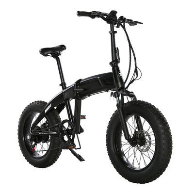 OEM Fat Tire Electric Mountain Bike , Pre Assembled 20 Inch Wheel Mountain Bike