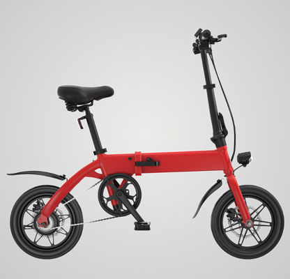 14 Inch City Electric Folding Bikes Rear Motor All Terrain with 36V Fat 250W 7.5ah Bicycle Digital Lithium Battery Ce