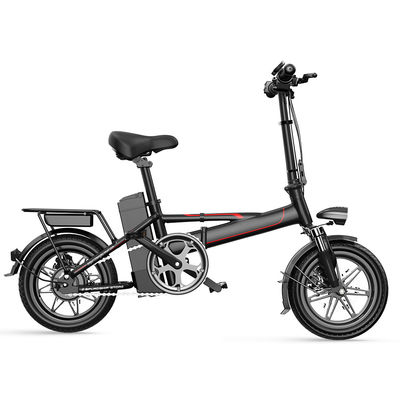 Collapsible Lightweight Electric Bicycle 400W 14In 18kg Net Weight