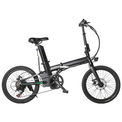 36V Electric Folding Bike Lightweight , 0.25kw Folding Electric Bikes For Adults
