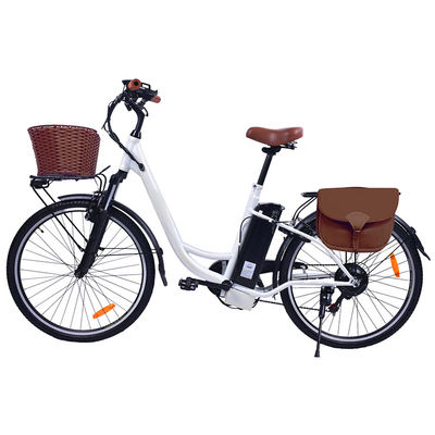 250W Electric Assist Cargo Bike , KMC Chain Urban City Electric Bike