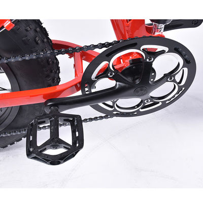0.5KW Folding Fat Tyre Electric Bike 15MPH Max Speed For Multipurpose