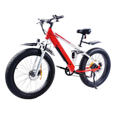 500W Fat Tire Electric Hunting Bike 40km/H With 26x4.0 Fat Tire