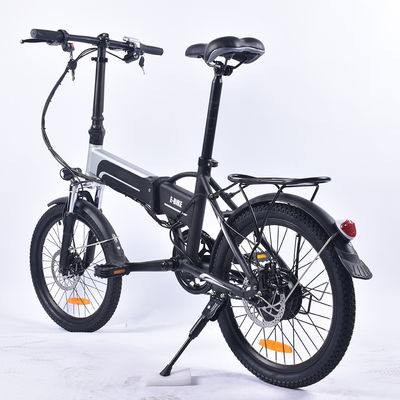 30km/H Lightweight Electric Folding Bike , PAS 20 Inch Wheel Electric Bikes