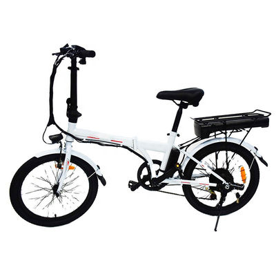 20 Inch Lightweight Foldable Electric Bike , 350w Ultra Light Ebike