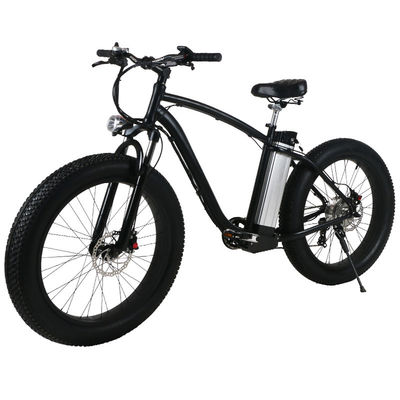 26 Fat Tire Electric Mountain Bike 65KM/H Max Speed With 10Ah Battery