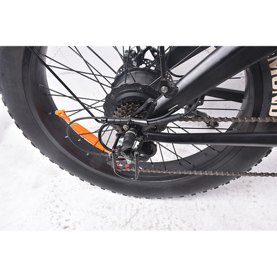 ODM 48V 500W Fat Tire Electric Mountain Bike Shimano 6 Gears Cargo Foldable Ebike