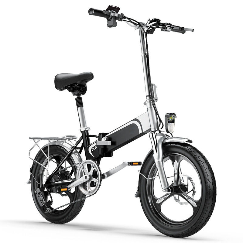 7speed Lightest Folding E Bike , Ultra Light Electric Folding Bike 36V