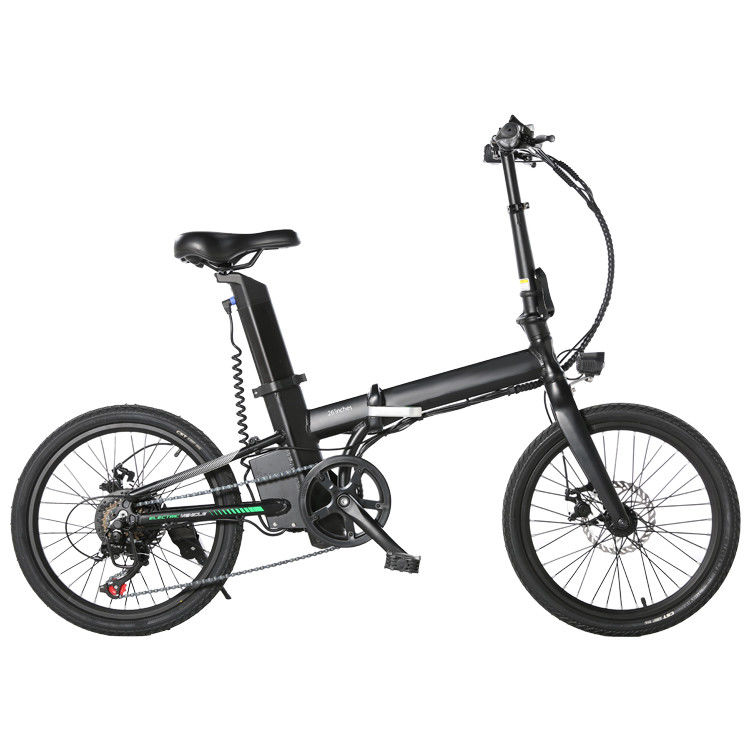 36V Electric Folding Bike Lightweight , 0.25kw Folding Electric Bikes For Adults