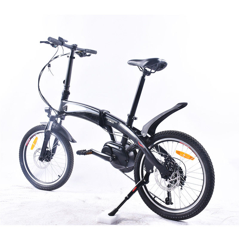 Multimode Lightweight Electric Folding Bike 20mph Max Speed For Adults